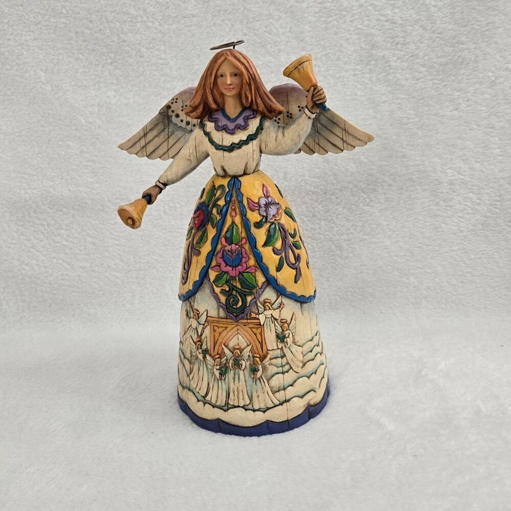 Jim Shore Heartwood Creek Angel “Proclaimer of Heaven’s Glory” Figurine